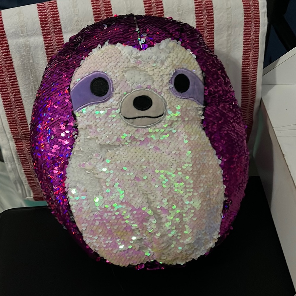 Purple 12” hedgehog beanie boo Kellytoy